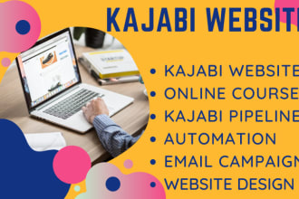 build kajabi website, online course, pipeline, membership