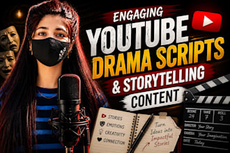 engaging youtube drama scripts and storytelling content