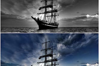 colorize black and white photo