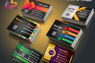 design custom business card, visiting card and company card