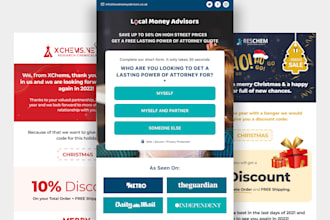 design responsive html template for email and newsletter