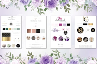 do luxury signature logo and branding kit
