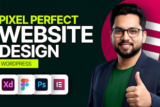 build adobe xd, figma, psd to wordpress using elementor pro