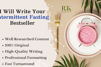 ghostwrite an ebook on intermittent fasting and weight loss