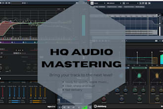 do final mastering on your project