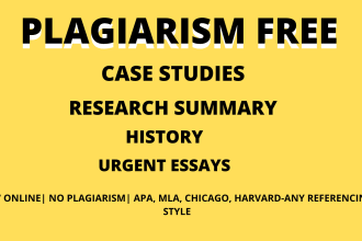 write urgent essay, research summary, case studies, paper
