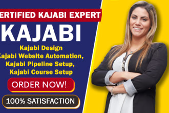design a kajabi, kajabi website, kajabi pipeline, kajabi course, automation