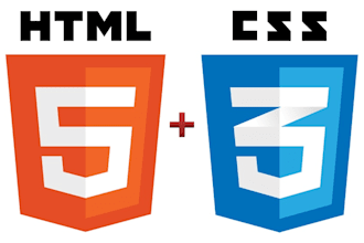 write or modify html css code