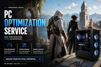 provide professional PC optimization for gaming and maximum fps