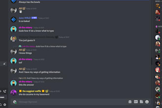 actively chat in your discord server along with others