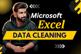 do data entry, clean, edit and merge excel data