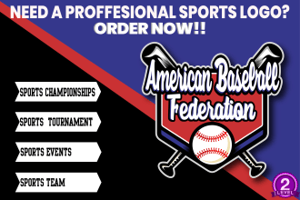 design professional basketball baseball and other sports logo