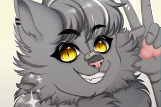 draw icon of your furry anthro character