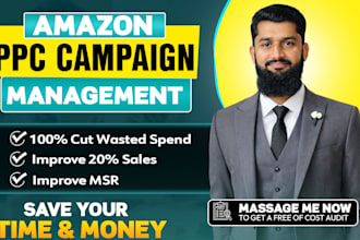 setup, manage and optimize amazon PPC campaigns amazon fba ppc ads campaign