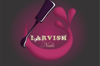 design glitter beauty salon, eyelashes, cosmetics, lips, nail, copyright logo