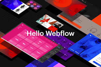 develop,rebuild or redesign your webflow website