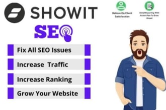 be your showit SEO expert for increase google ranking
