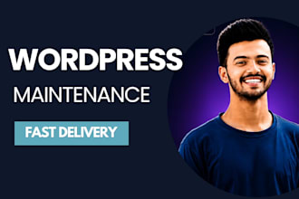 manage, maintain, and provide wordpress website support