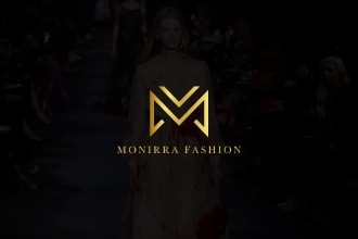do a minimalist luxury monogram and initial letters clothing brand logo design