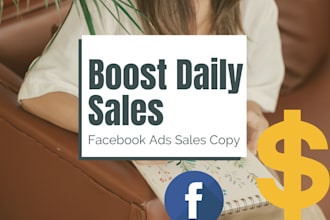 write killer facebook ad copy with high conversion