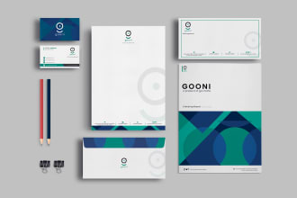 do company branding, and name card with full stationery kit