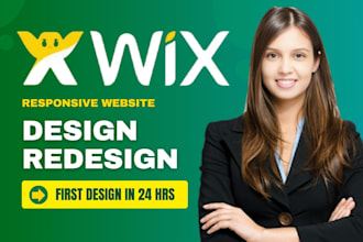 build wix website design redesign wix website create wix business website