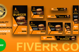 design creative awesome google ads banner for your business