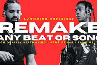 remake or make any beat avoiding copyright