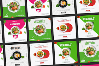 design creative social media ads, stories, web banner