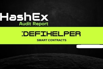 do smart contract audit, token audit, audit report, fix bug