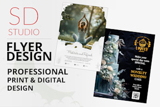 provide strategic art direction for premium flyer designs