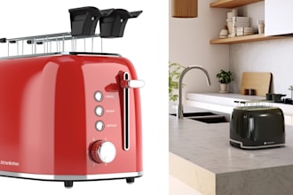 create clean, photorealistic 3d product renders
