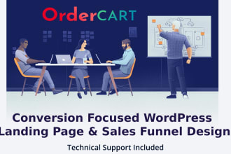 create stunning wordpress landing page and sales funnels with lead generation