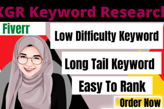 do kgr keyword research that will rank easily