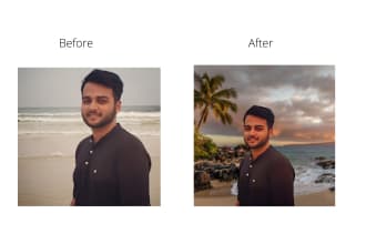 remove background from image and transfer into new one