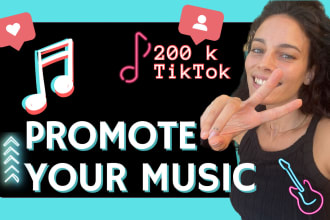 use your music on my tiktok videos, 190 k