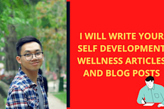write your self development wellness articles