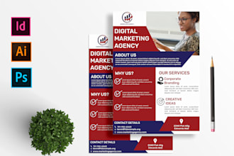 design modern professional flyers and posters