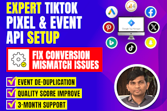 setup tiktok pixel and tik tok event API with google tag manager