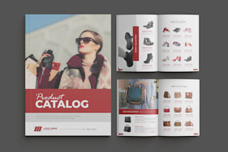 do product catalog, lookbook, catalogue design