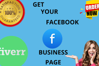 create or fix facebook business page or fan page