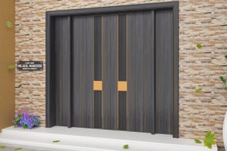 make your door as per your requirement in 3ds max