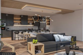 do architectural 3d floor plans interior design bedroom kitchen office rendering