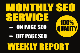 do affordable monthly SEO service