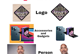 remove background logo, person, gadgets and accessories