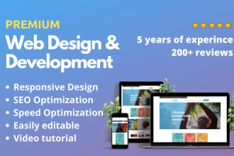 develop a premium website for your business
