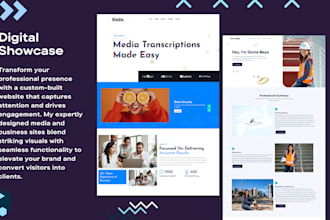 design build custom portfolio, business websites