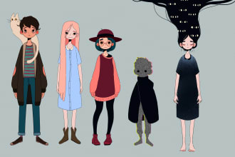 make character sheet, design,concept art or illustration