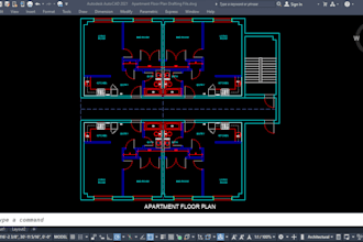 architectural site plan and layout drawings