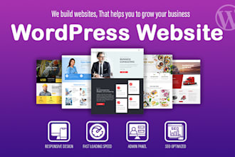 build wordpress website, wordpress website design, build website, website design